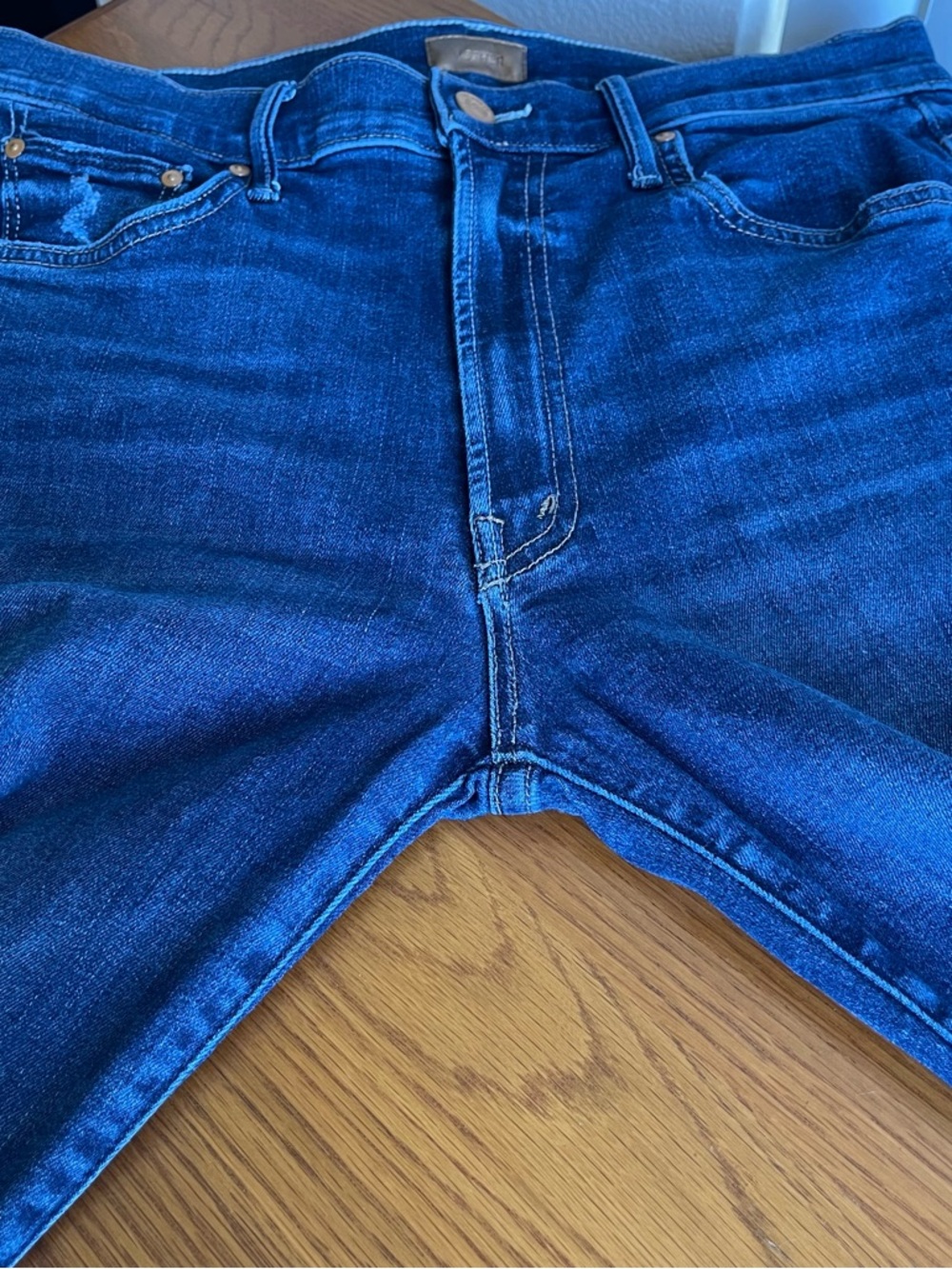 MOTHER The Insider Crop Step Fray Jeans Teaming Up Raw Hem Size 30 - Picture 9 of 16